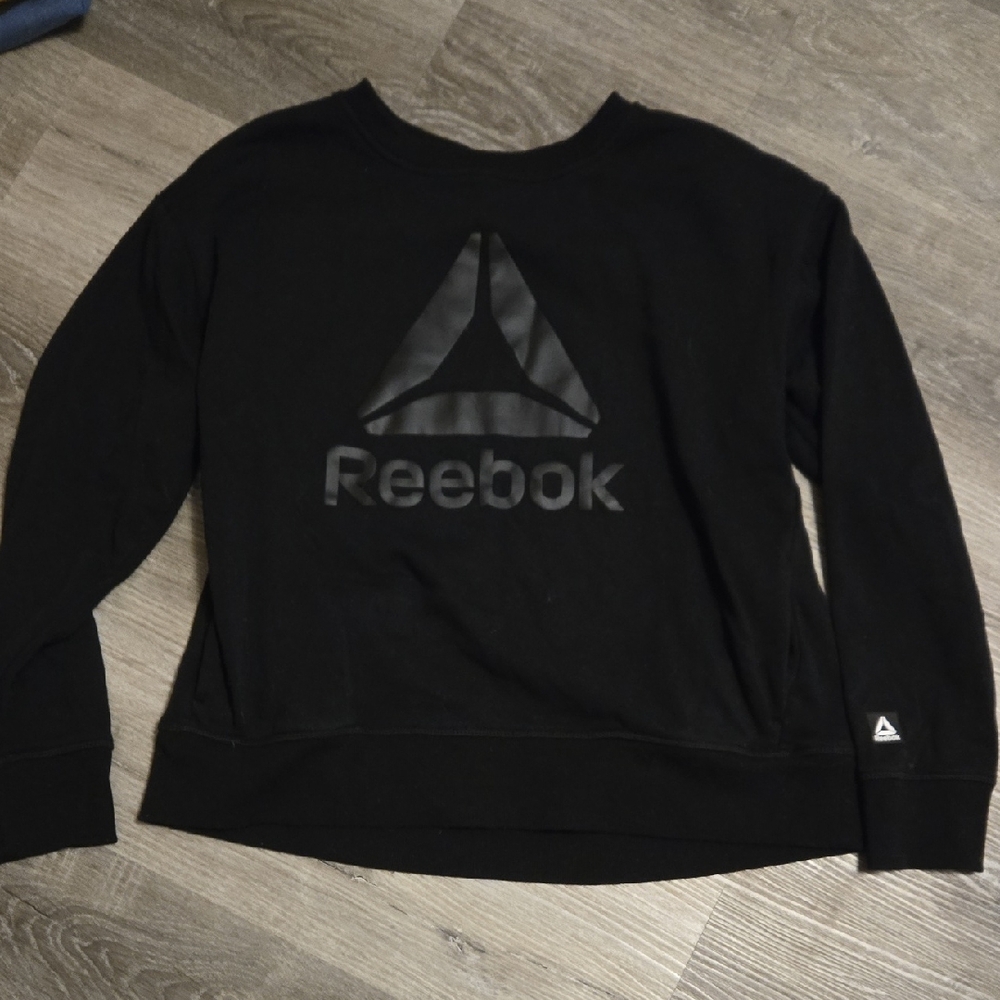 Reebok Women's Black Crewneck Sweater